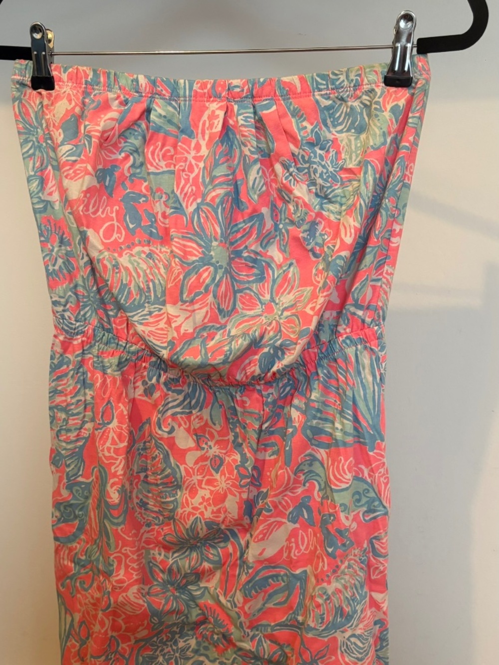 Lilly Pulitzer strapless dress